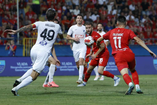 Borcu minimalna prednost protiv albanskog prvaka