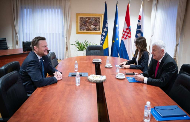 Čović i Primorac razgovarali o odnosima BiH i Hrvatske