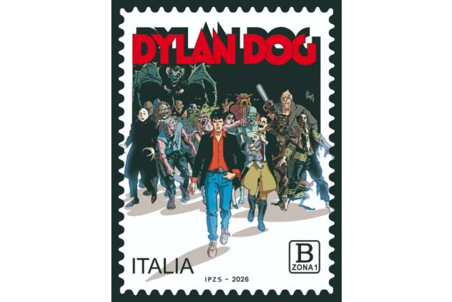 Italija izdala poštansku markicu posvećenu Dylanu Dogu povodom 40. godišnjice serijala Italija izdala poštansku markicu posvećenu Dylanu Dogu povodom 40. godišnjice serijala