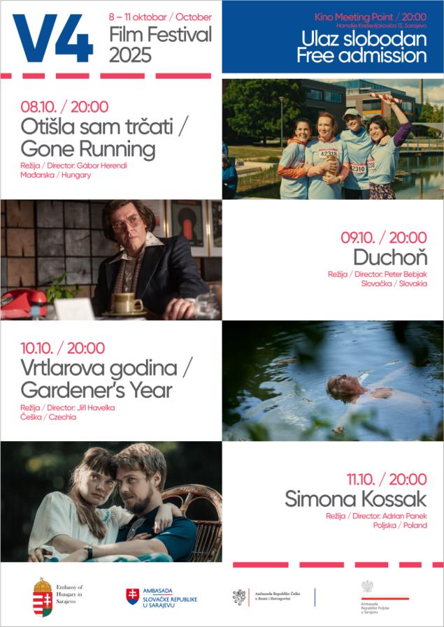 V4 Film Festival u kinu Meeting Point od 8. do 11. oktobra