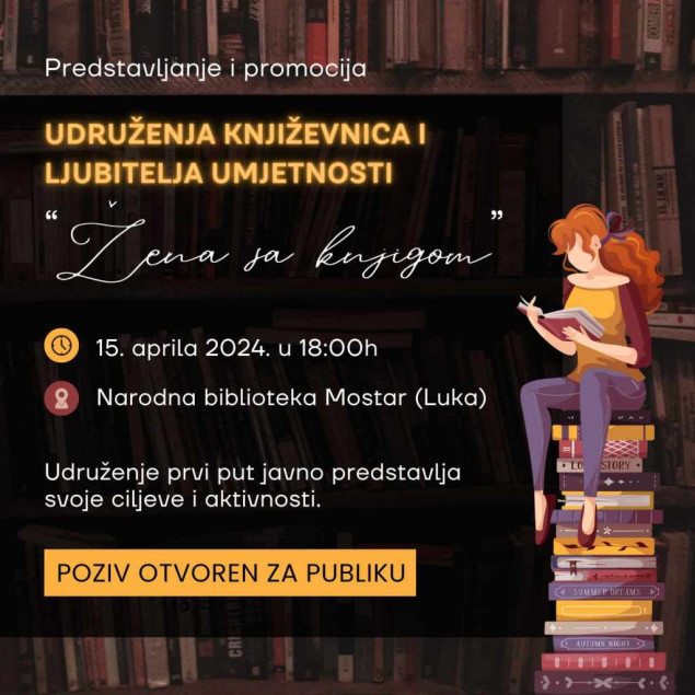 U Mostaru osnovano Udruženje "Žena sa knjigom"