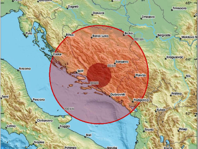 Potres pogodio Hercegovinu