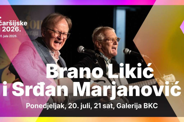 'Zajedno' koncert Brane lIkića i Srđana Marjanovića u BKC-u