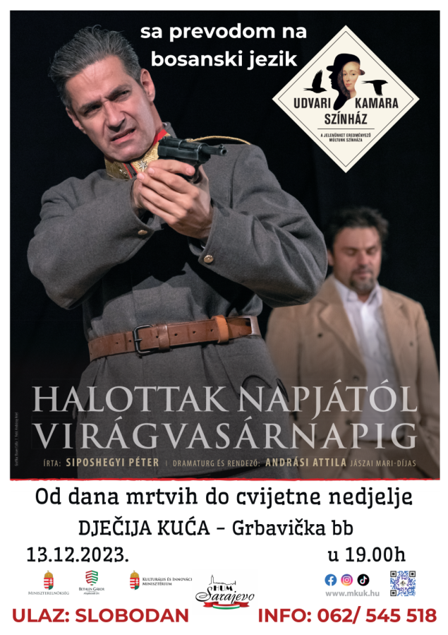 Kraljevski kamerni teatar iz Budimpešte 13. decembra pred sarajevskom publikom