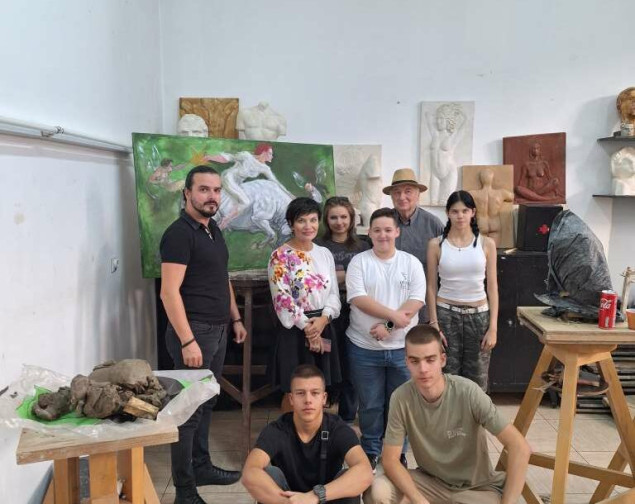 Festival GRAD - Održana likovna radionica u Školi primijenjenih umjetnosti u Sarajevu