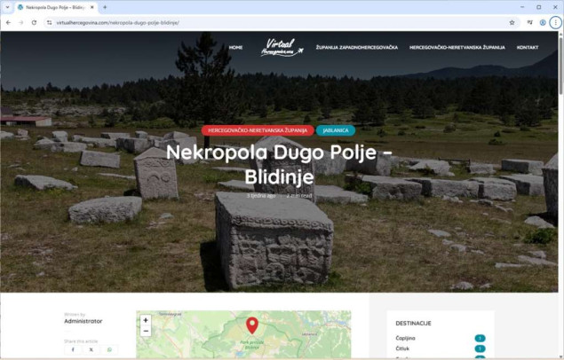 Virtualna šetnja kulturnim vrijednostima: Ganganet nastavlja projekt promocije baštine