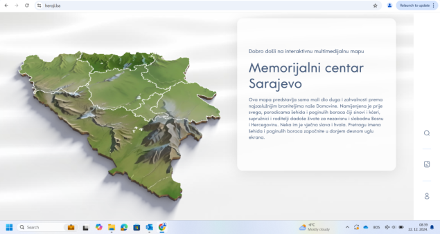 Paltforma „Heroji.ba”, online mapa i registar o šehidima i poginulim braniteljima dostupni javnosti