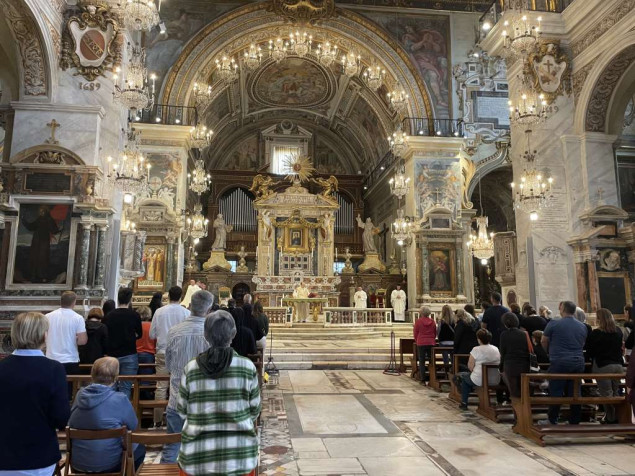 Misa na spomendan smrti kraljice Katarine u Rimu, u 600. godini od njena rođenja