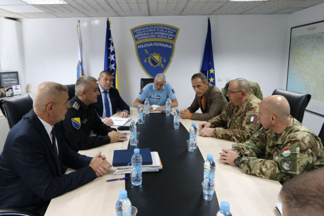 Zamjenik komandanta EUFOR-a posjetio Direkciju za koordinaciju policijskih tijela BiH