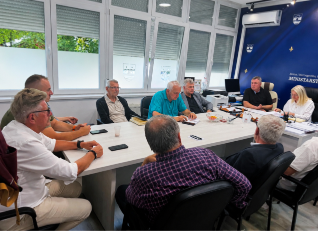 Saradnja Ministarstva za pitanja boraca USK i Saveza RVI tema sastanka u Bihaću