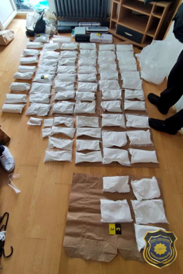 FUP - Pronađeno više od 70 kg opojne droge, slobode lišene četiri osobe