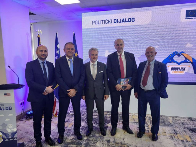 Rukovodstvo Doma naroda PFBiH na sastanku s predstavnicima EU i SAD-a