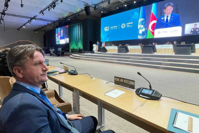 Emrić na COP29 u Bakuu: BiH mora biti aktivni sudionik u globalnoj borbi protiv klimatskih promjena