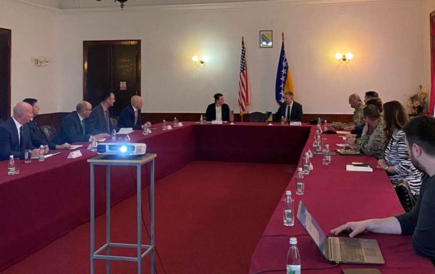 Oficiri Vojske SAD-a posjetili Ministarstvo odbrane i Oružane snage BiH