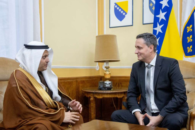 Bećirović i AlAhmadi o unapređenju bilateralnih odnosa BiH i Kraljevine Saudijske Arabije