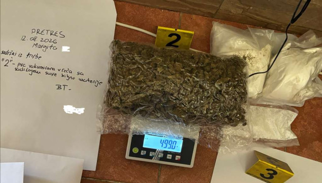 MUP ZDK - Uhapšena jedna osoba na području Zenice zbog droge