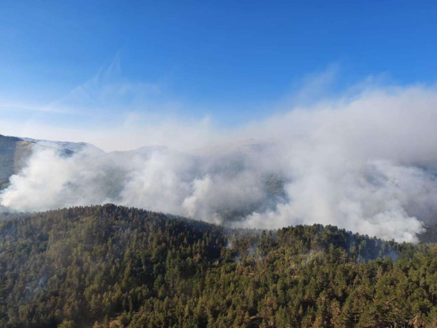 Požar kod Bosanskog Grahova: Ekipe iscrpljene, nadaju se pomoći iz zraka