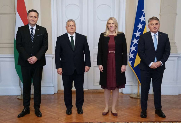 Članovi Predsjedništva BiH primili Orbana: Odnosi dvije zemlje prijateljski