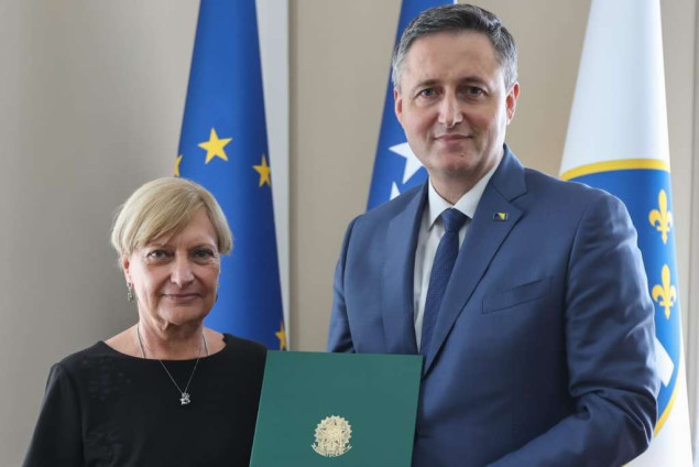 Bećirović primio u nastupnu posjetu ambasadoricu Brazila u BiH Mariju Claru Duclos Carisio