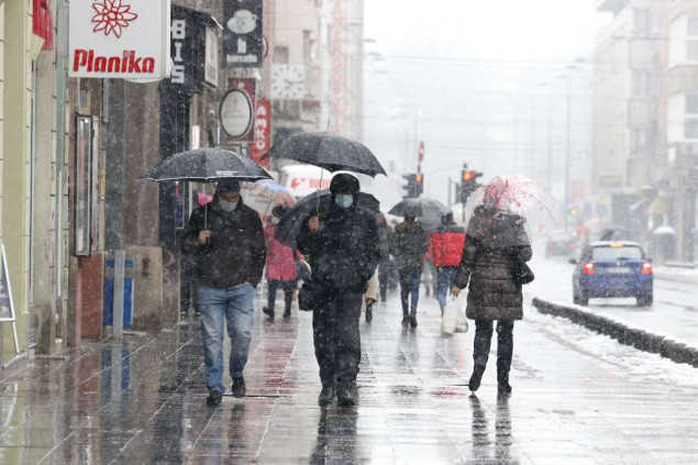 Od ponedjeljka u BiH kiša ili susnježica i snijeg