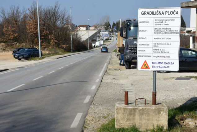 U Čitluku otpočeli radovi na izgradnji kružnog toka 'Kaktus'