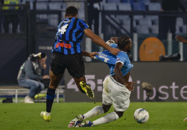 Remi Lazija i Atalante u prvoj utakmici polufinala Kupa Italije, Kolašinac 76. minuta na terenu