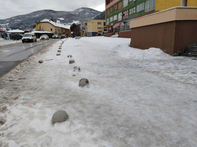 Zaleđene površine i u BPK Goražde stvaraju probleme