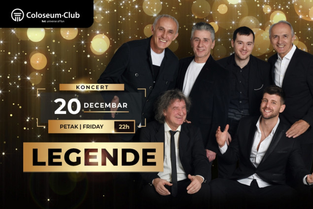 Decembar u Coloseum Clubu: "Legende" i Neno Murić