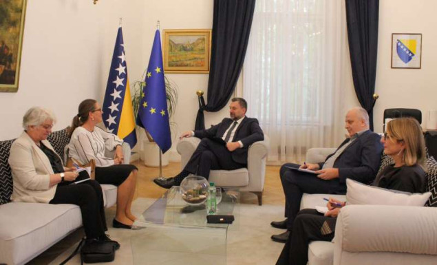 Konaković primio u nastupne posjete novoimenovane ambasadore Irana, Katara i Švedske