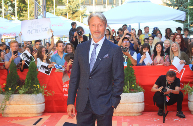 Danska filmska zvijezda Mads Mikkelsen na crvenom tepihu SFF-a