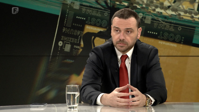 Saša Magazinović ovog ponedjeljka u Političkim minutama jutarnjeg programa Federalne TV