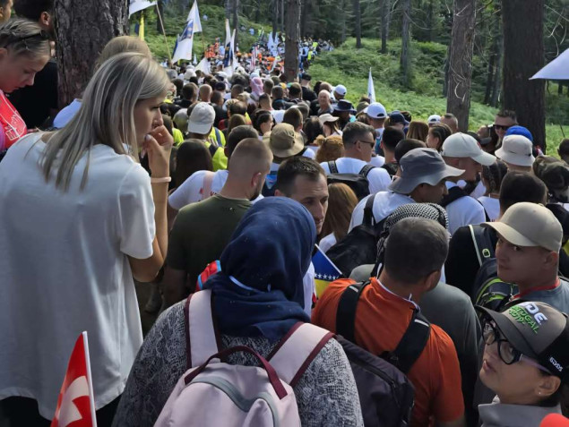 Srednjoškolci Kantona Sarajevo na Maršu mira