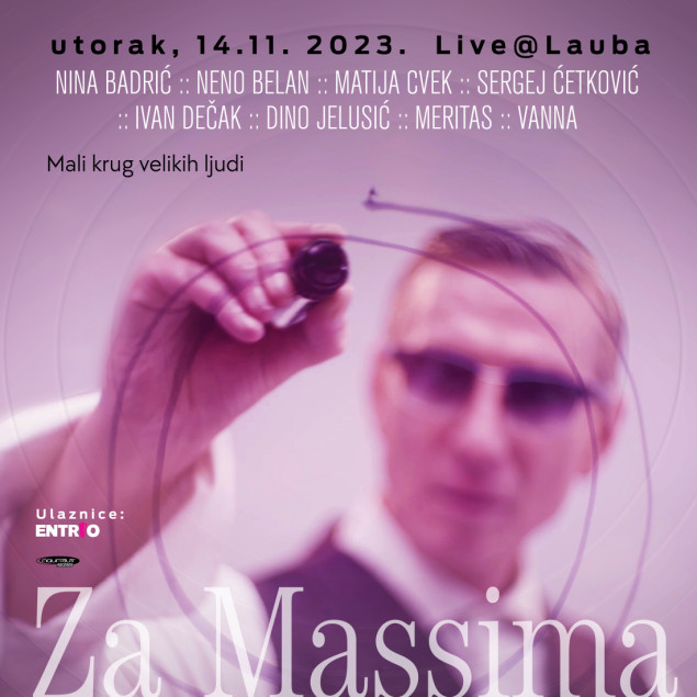 Osam velikih imena pjeva na spektaklu "Za Massima - Mali krug velikih ljudi"
