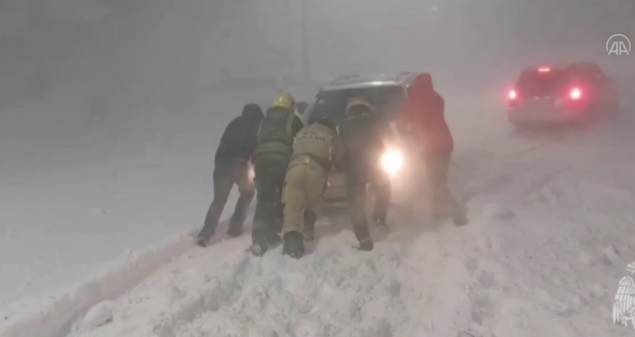 Snježna mećava u Rusiji