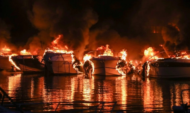 U medulinskoj marini izgorjele 22 brodice, šteta ogromna