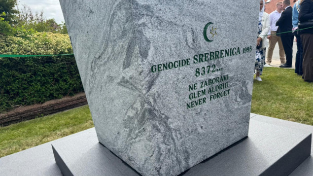 U Danskoj otkriven spomenik "Cvijet Srebrenice"
