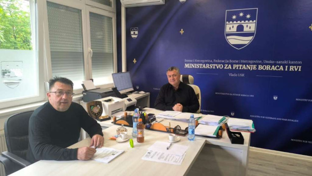 Novi ministar za pitanja boraca i ratnih vojnih invalida USK Almir Zulić preuzeo dužnost