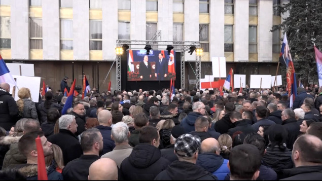 U Banjoj Luci miting uoči izricanja presude Miloradu Dodiku