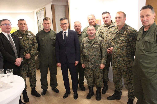 Svečani prijem za pripadnike OSBiH i CZ koji su pomagali u saniranju posljedica poplava u Sloveniji