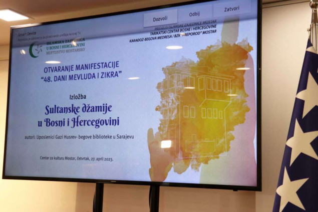 Izložbom 'Sultanove džamije u BiH' počeli 'Dani mevluda i zikra'