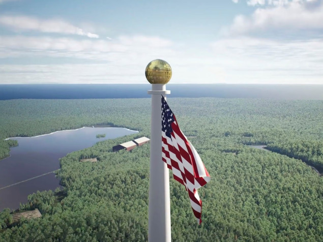 Najviši jarbol za zastavu na svijetu podijelio selo