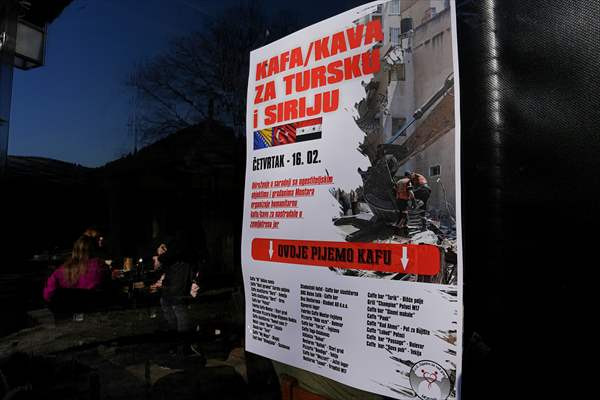 U Mostaru danas ”Kafa/kava za Tursku i Siriju”