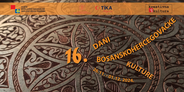 U Zagrebu večeras počinju "Dani bosanskohercegovačke kulture"