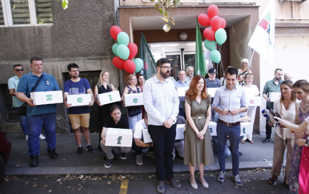 Srbija: Zeleno-lijeva fronta predala listu potpisa za registriranje stranke