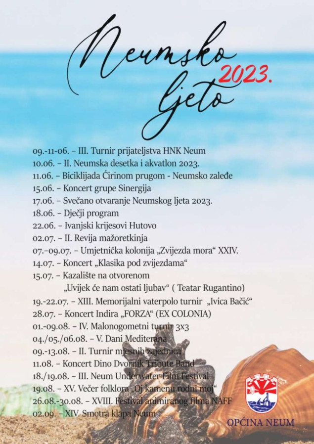 Otvoreno Neumsko ljeto 2023.