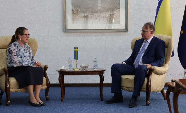 Nikšić s ambasadoricom Švedske u BiH: Podrška digitalizaciji i nastavku reformskih procesa