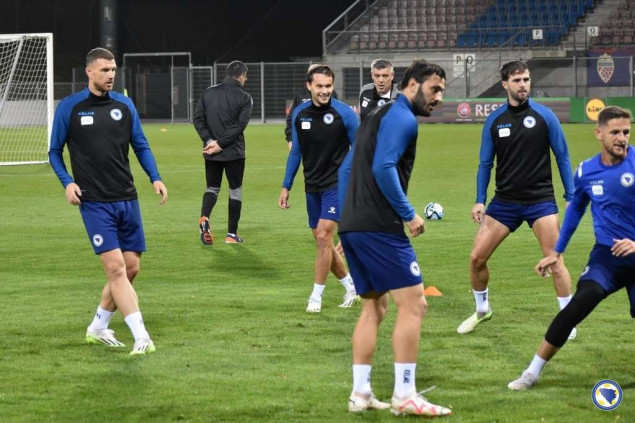 Nogometaši BiH večeras protiv Lihtenštajna