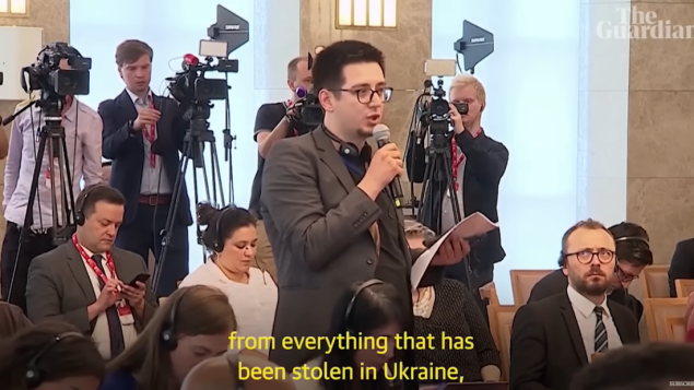 Ukrajinski novinar Lavrovu: Kome prodajete ukrajinsku ukradenu robu?