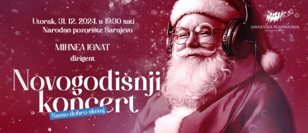Novogodišnji koncert Sarajevske filharmonije, diriguje Mihnea Ignat