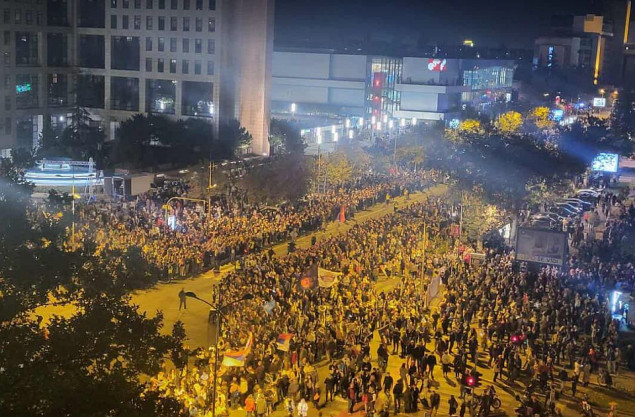 Novosađani dočekali prvu grupu studenata koja je stigla pješke iz Novog Pazara